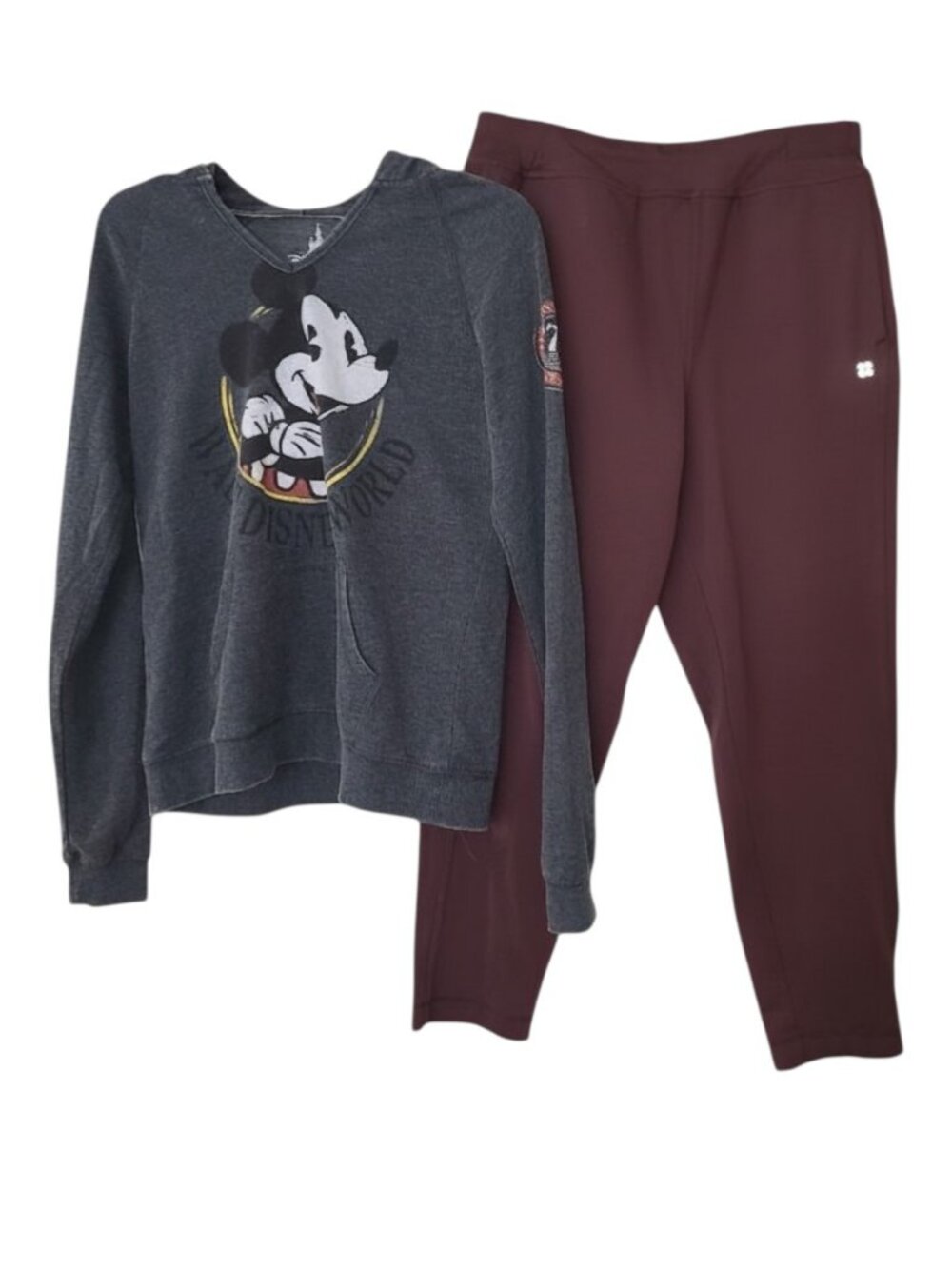 Mickey Hoodie & Sweaty Betty Leggings Size Medium